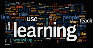Tag cloud for learning 3.0