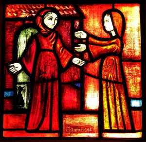 Visitation window at Taize Church