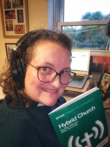 Image of Bryony Taylor with the new Grove Booklet Hybrid Church