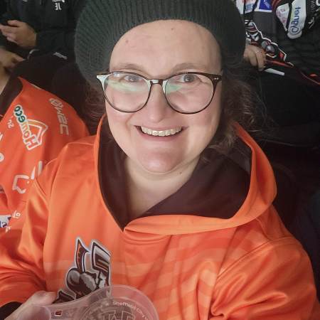 Me at a Sheffield Steelers Ice Hockey game